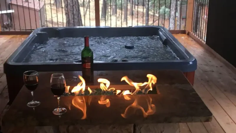 Upper Canyon Inn and Cabins, the water at Ruidoso