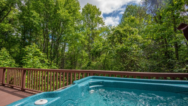 Happinest Vacation Cottage, cabin with a private hot tub