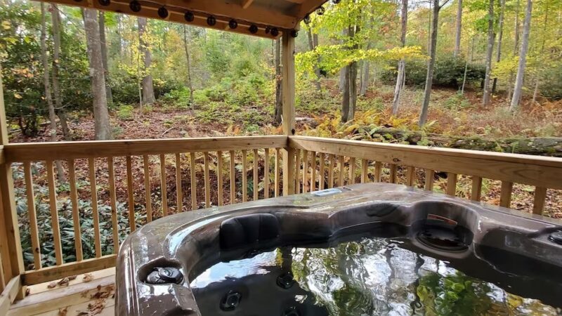 Lewis’ Cottage, cabin with a private hot tub