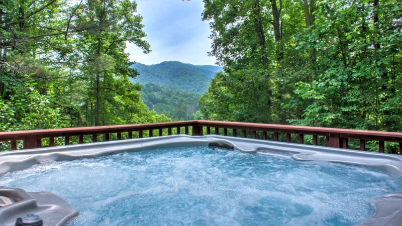 Pie in the Sky, cabin with a private hot tub