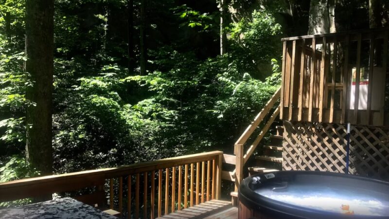 Serenity Falls Cabin - jacuzzi hotel room