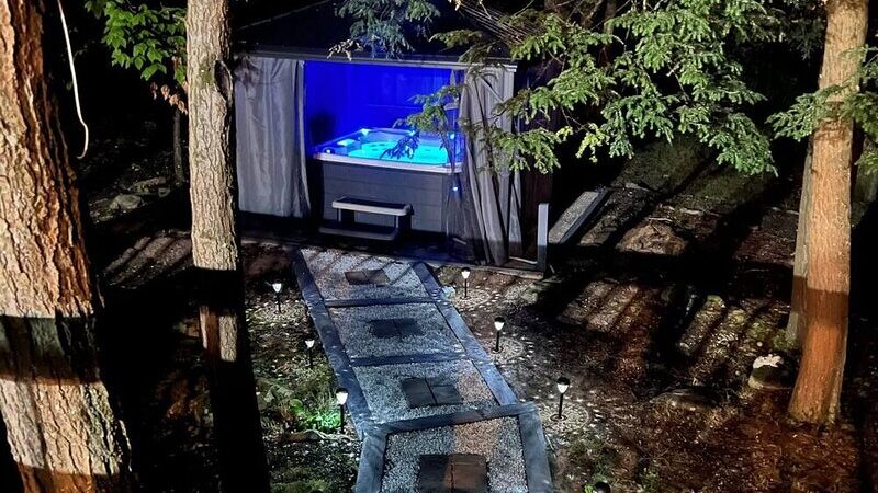 The Star Wars Themed home, cabin with a private hot tub