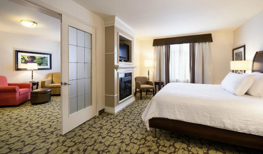 Hilton Garden Inn West Edmonton, room with private jacuzzi, photo 2