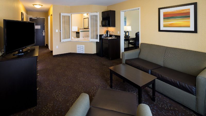 Holiday Inn Express & Suites Detroit North – Troy, an IHG Hotel, room with private jacuzzi, photo 5