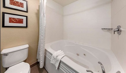 Comfort Suites Near Six Flags Magic Mountain, room with private jacuzzi, photo 7