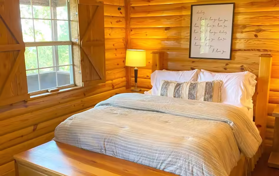 Mena Mountaintop Cabins, cabin with a private hot tub, photo 5