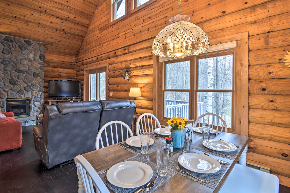 Secluded Gaylord Cabin, cabin with a private hot tub, photo 3