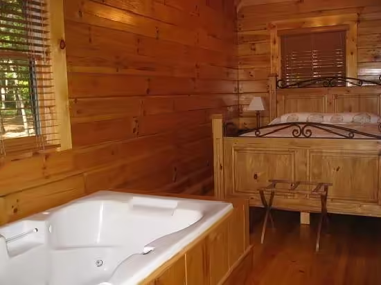 Country Charm Log Cabins, cabin with a private hot tub, photo 6