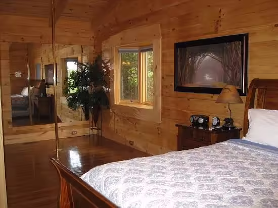 Country Charm Log Cabins, cabin with a private hot tub, photo 7
