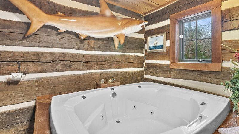 Dugan Hollow Retreats, cabin with a private hot tub