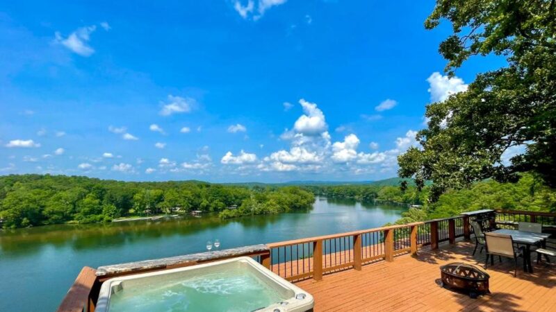 Lovely Hot Springs Escape, cabin with a private hot tub, photo 1