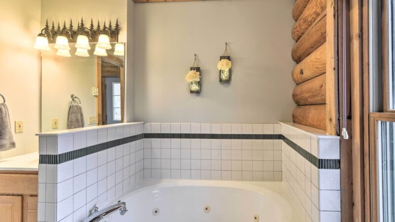 Secluded Gaylord Cabin, cabin with a private hot tub, photo 1