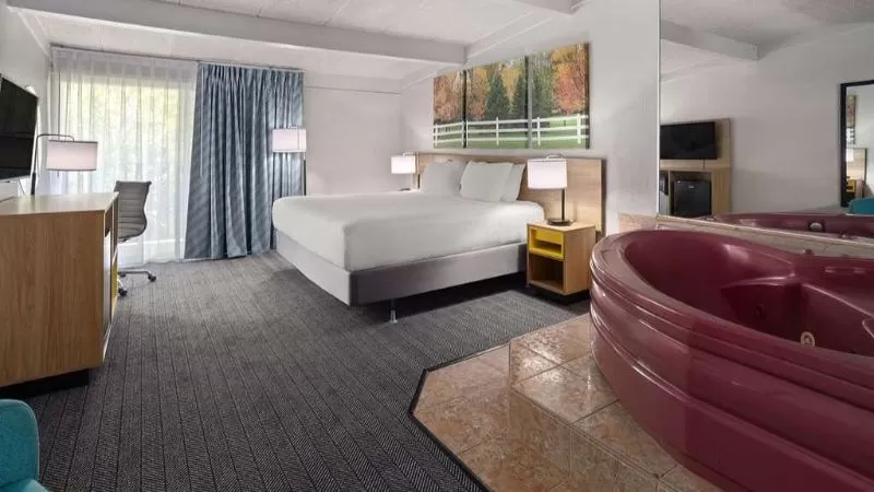 Days Inn by Wyndham Ann Arbor 1 - jacuzzi hotel room