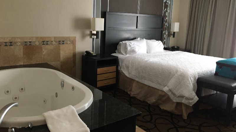 Hampton Inn and Suites Buffalo Downtown1 - jacuzzi hotel room