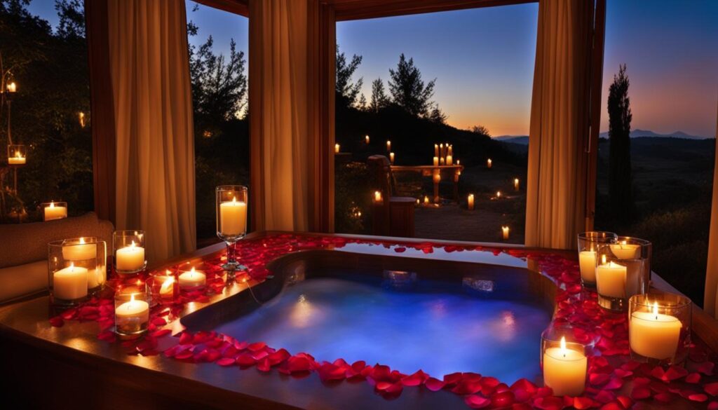 Love Theme Hot Tub Decor