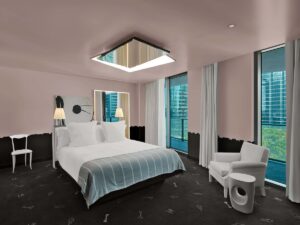 SLS Brickell - jacuzzi hotel room