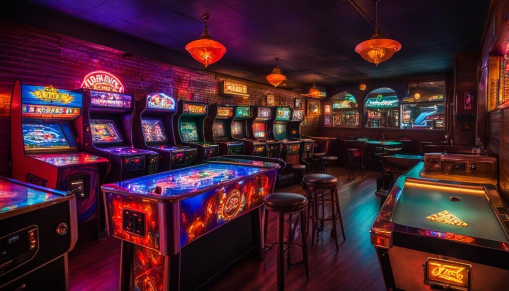Vintage Arcade Bar in Chicago