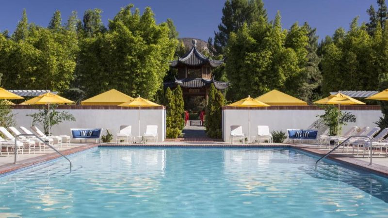 Four Seasons Hotel Westlake Village, California, room with private jacuzzi, photo 6