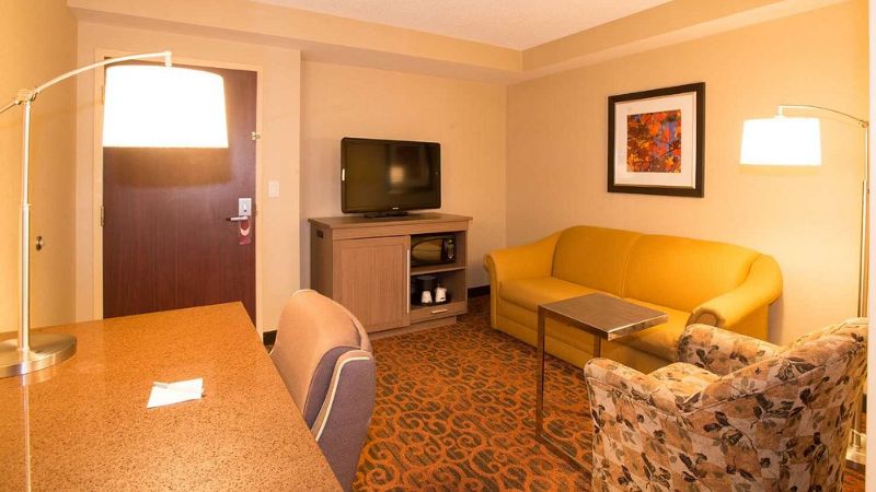 Hampton Inn Toronto-Mississauga West, room with private jacuzzi, photo 4