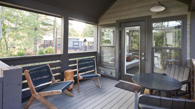 Asheville River Cabins, room with private jacuzzi, photo 6