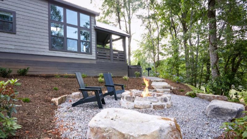 Asheville River Cabins, room with private jacuzzi, photo 8