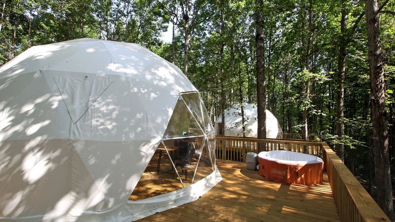 Broad River Campground, room with private jacuzzi, photo 2