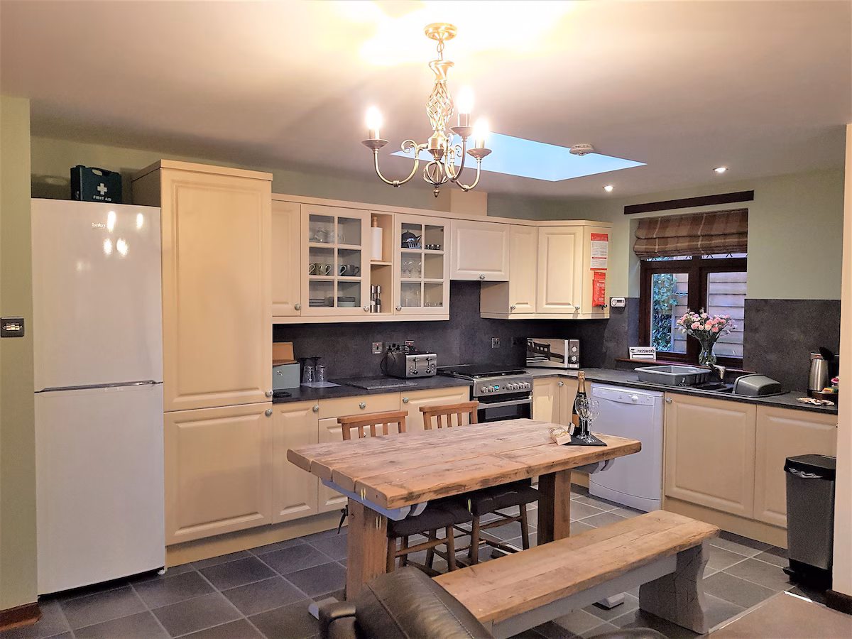 1 bedroom accommodation in Annan, near Dumfries, cabin with a private hot tub, photo 2