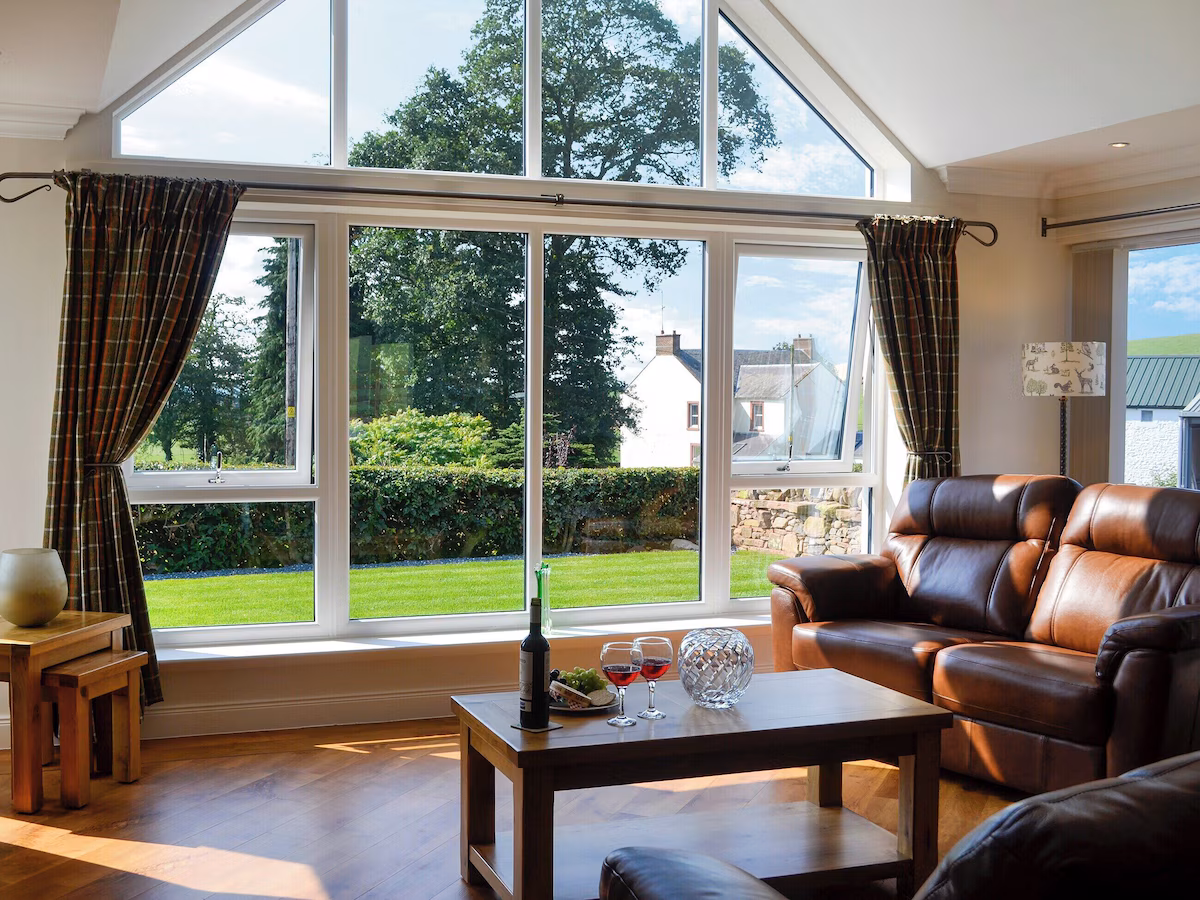 3 bedroom accommodation in Amisfield, near Dumfries, cabin with a private hot tub, photo 2