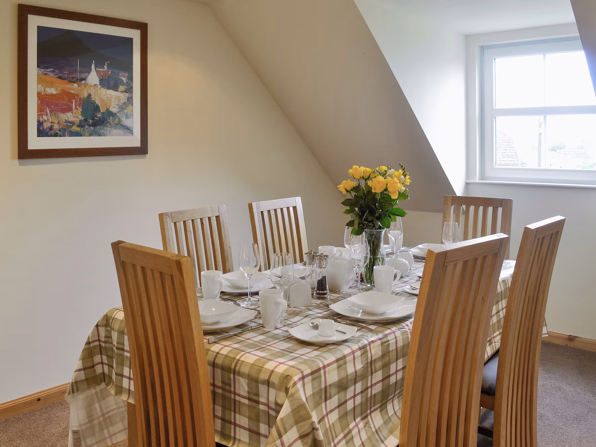 3 bedroom accommodation in Borgue, near Kirkcudbright, cabin with a private hot tub, photo 6
