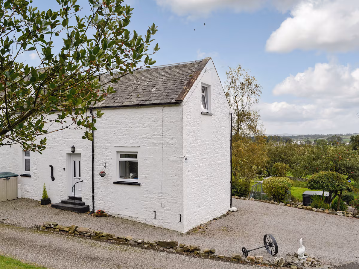 3 bedroom accommodation in Crossmichael, near Castle Douglas, cabin with a private hot tub, photo 2