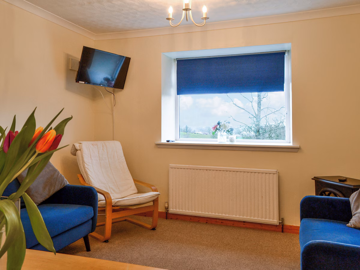 3 bedroom accommodation in Crossmichael, near Castle Douglas, cabin with a private hot tub, photo 3