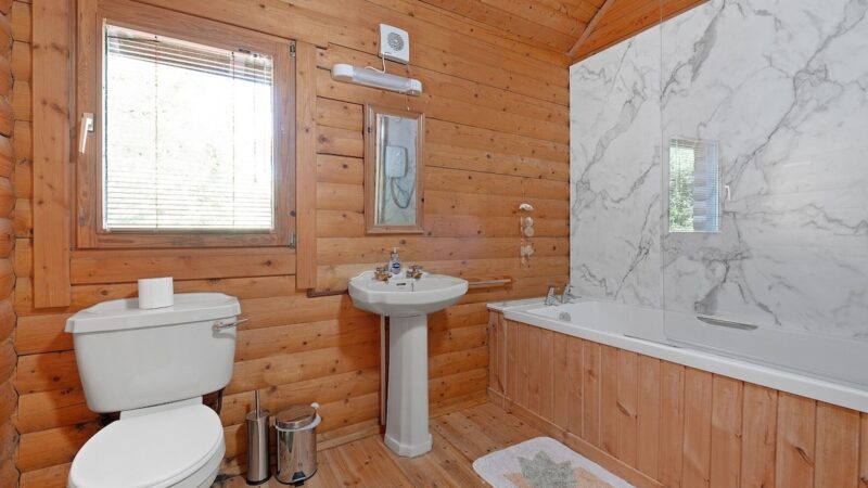 The Logs, cabin with a private hot tub