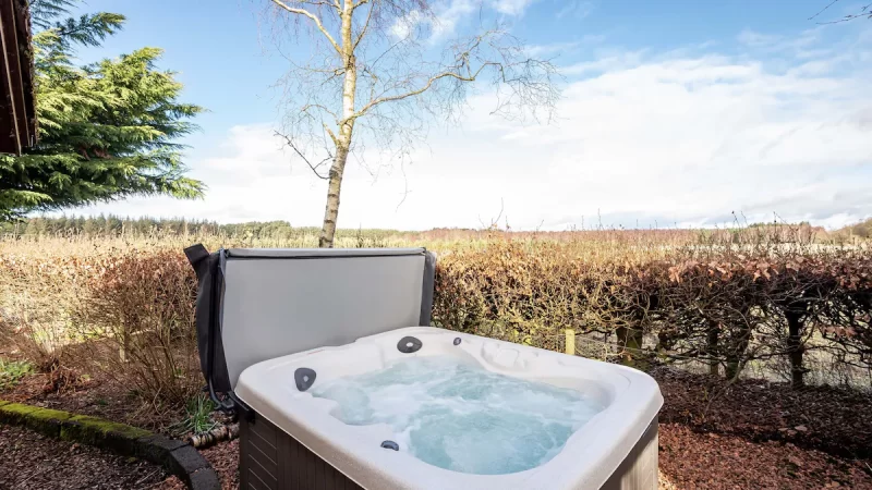 WeeOne, cabin with a private hot tub