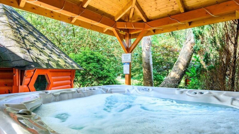 EDEN HOUSE, cabin with a private hot tub