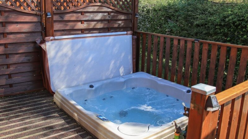 STRIDING EDGE LODGE, cabin with a private hot tub