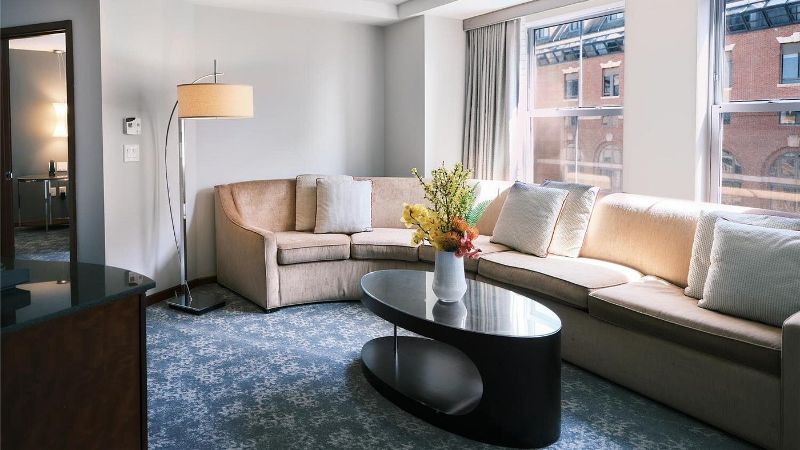 Battery Wharf Hotel, Boston Waterfront, room with private jacuzzi, photo 6