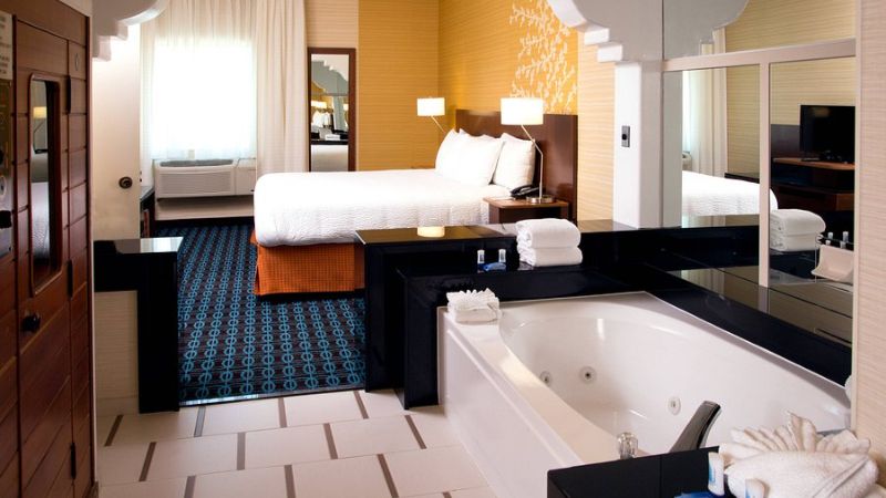 Fairfield Inn by Marriott Anaheim Hills Orange County 1 - jacuzzi hotel room