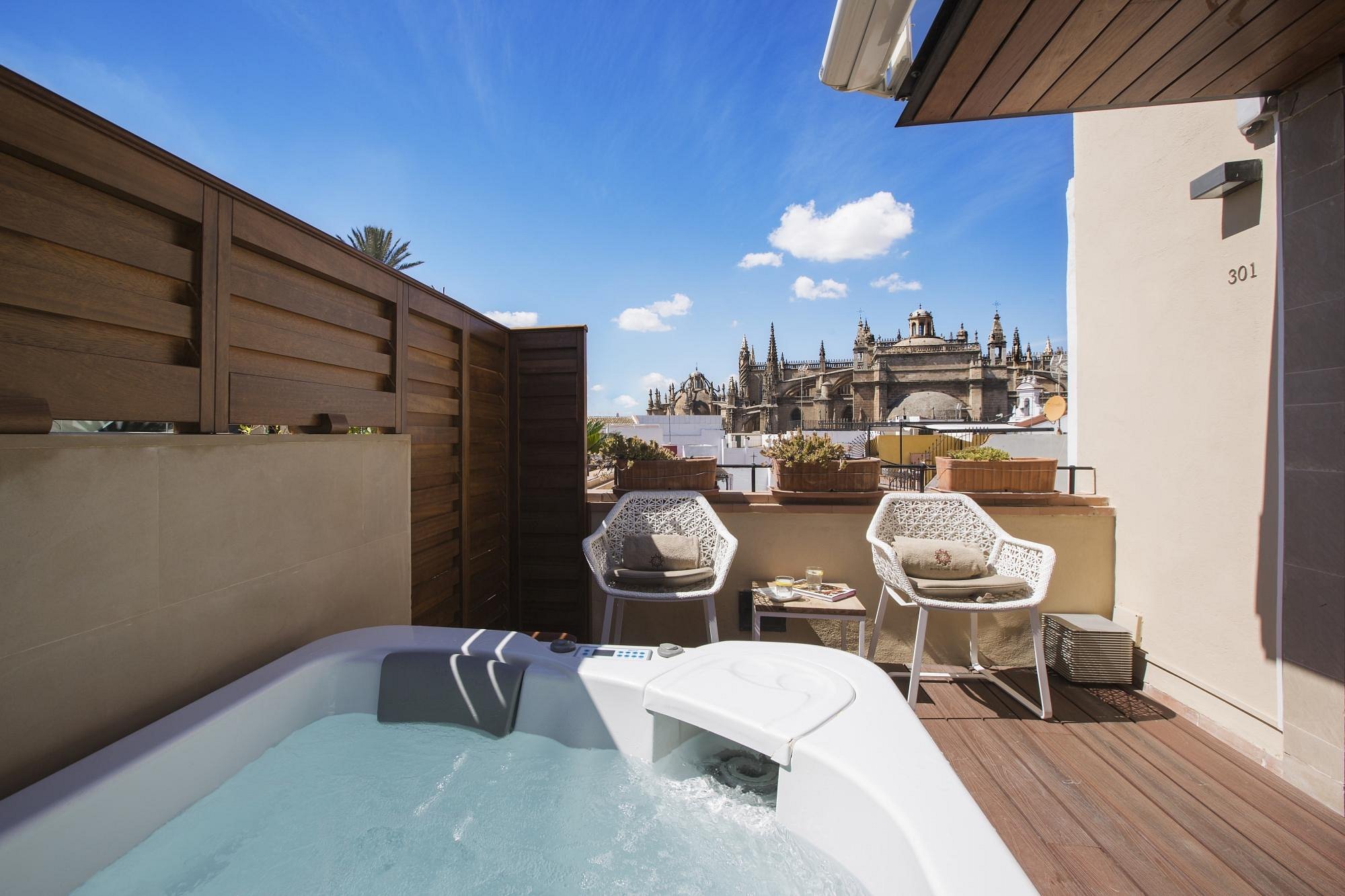 Hotel Casa 1800 Sevilla, habitación con jacuzzi privado