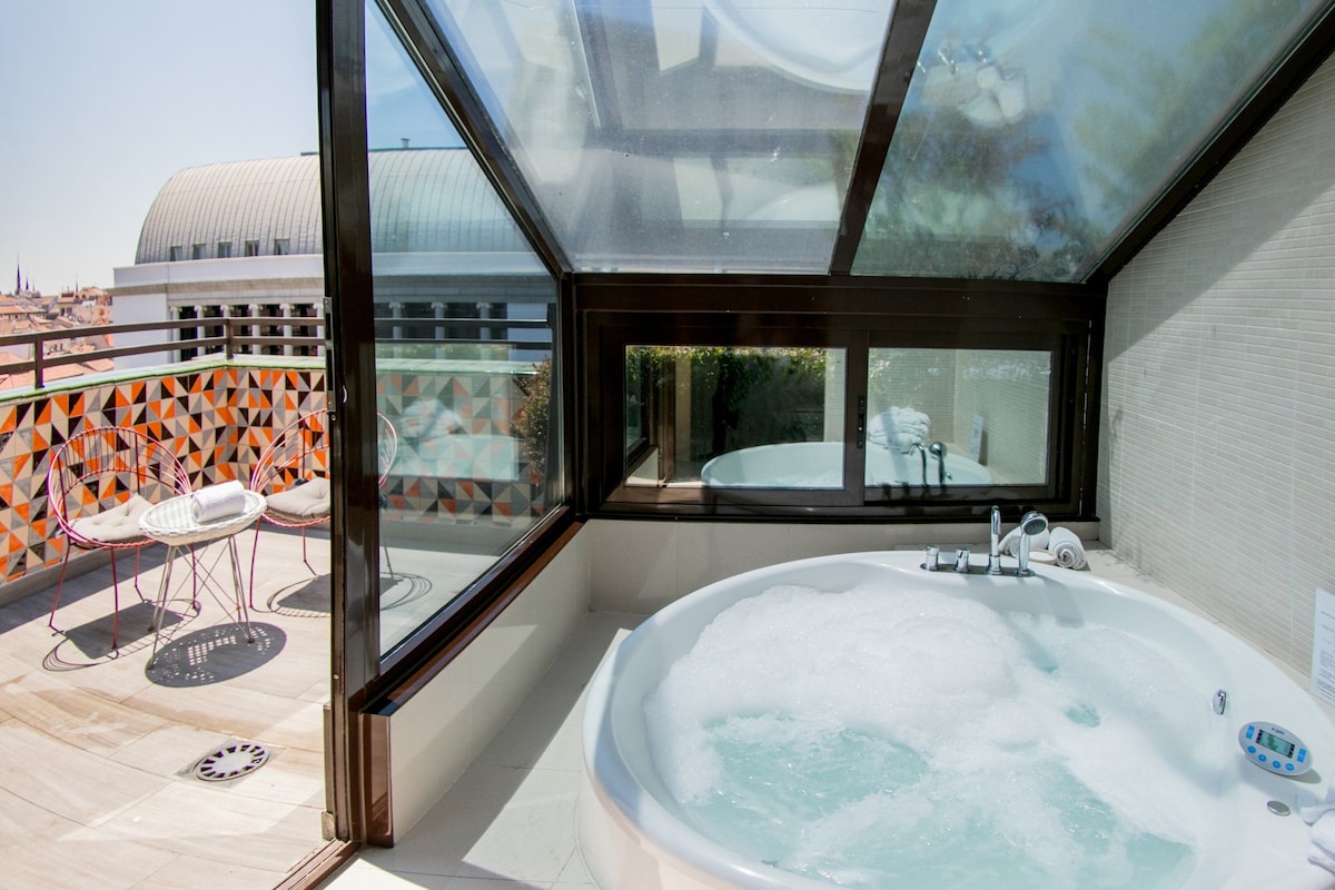 Hotel Ópera, habitación con jacuzzi privado