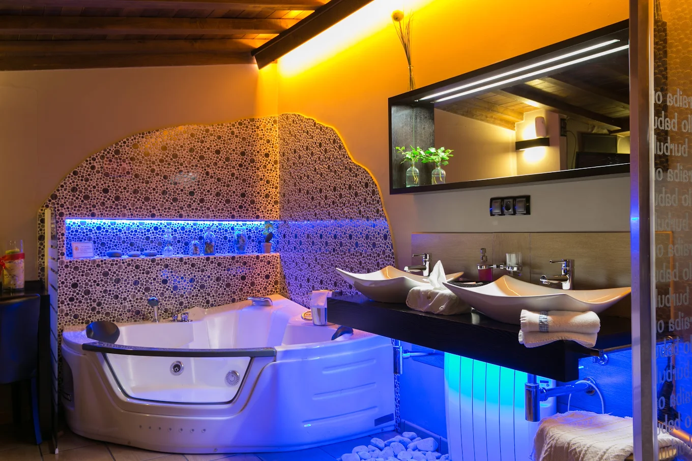 Aldea Os Muiños, habitación con jacuzzi privado