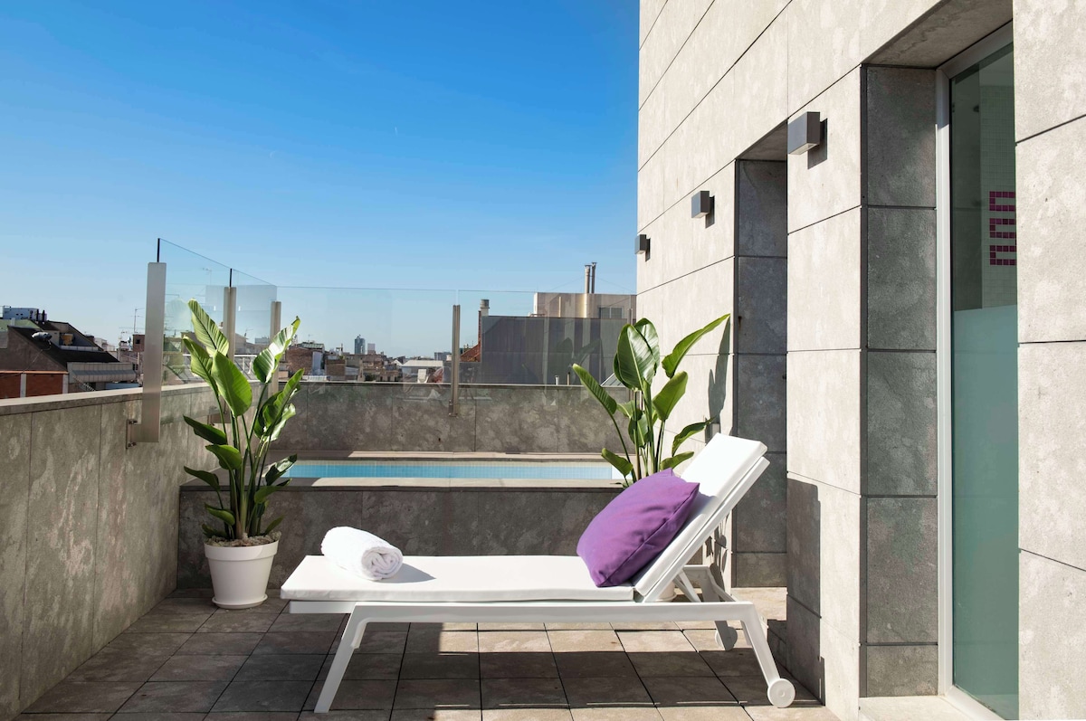 Allegro Barcelona, habitación con jacuzzi privado
