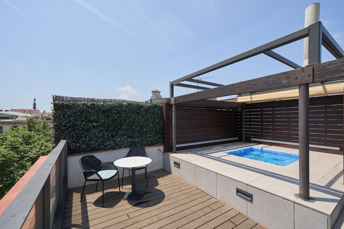 Catalonia Port, habitación con jacuzzi privado
