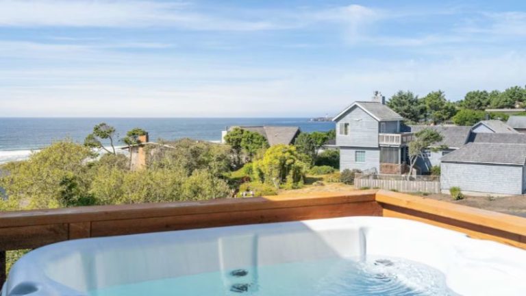 Coastal Retreat with Ocean Views and Hot Tub