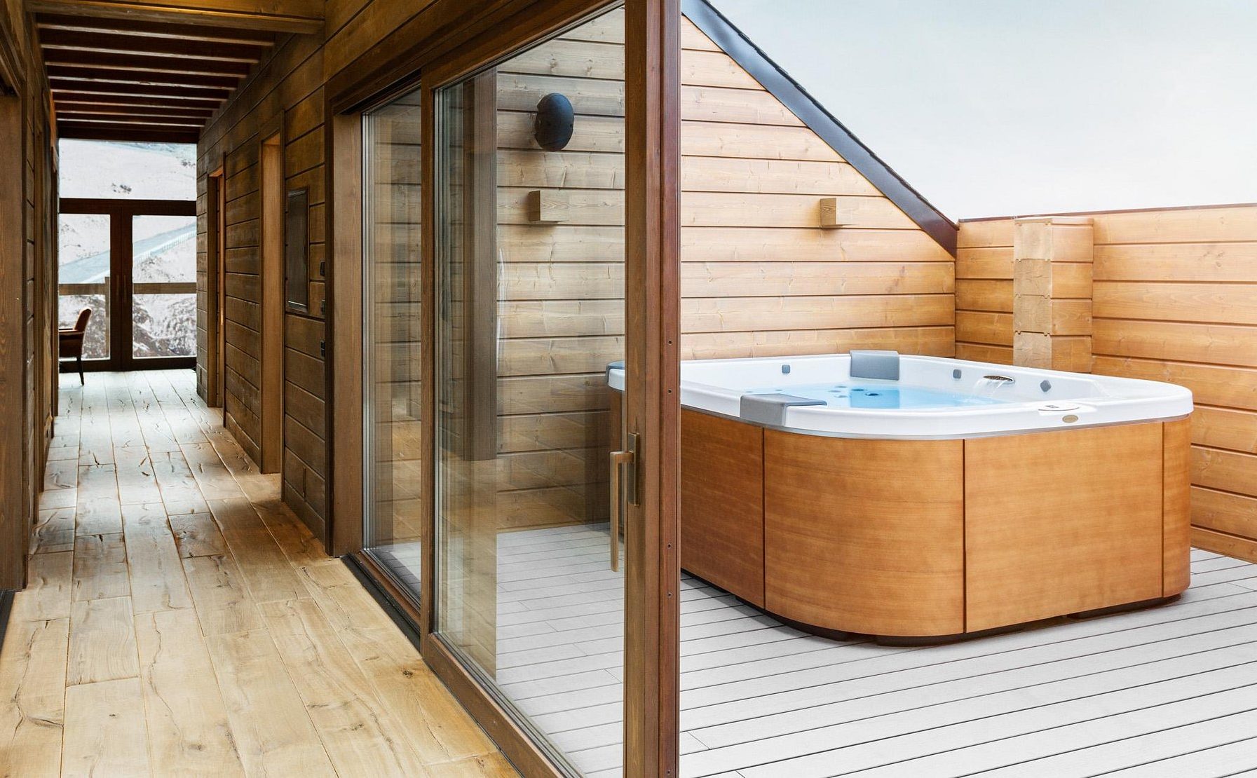 El Lodge Ski & Spa, habitación con jacuzzi privado
