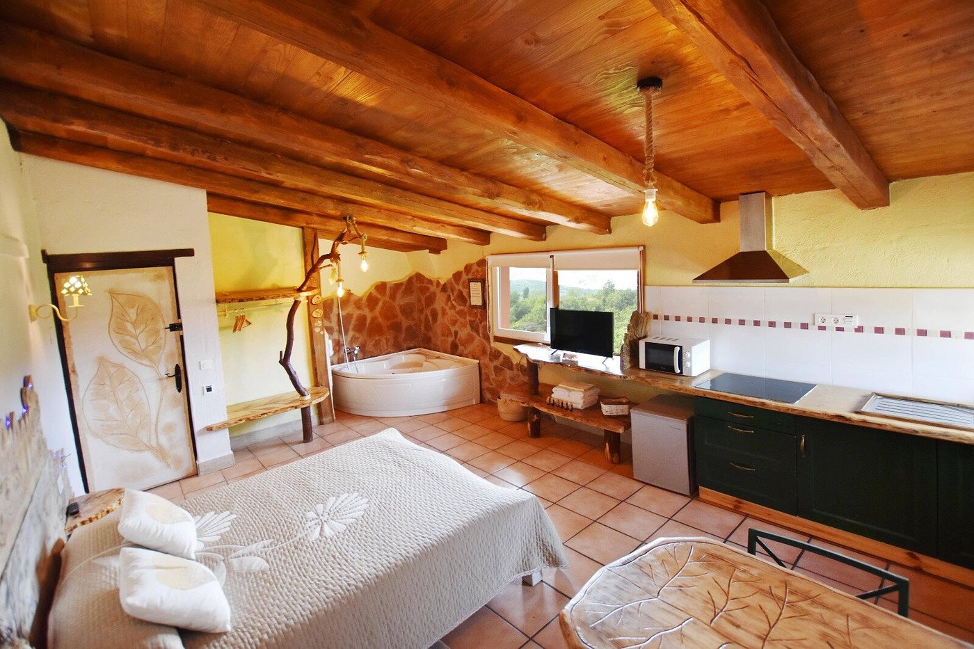 El Xalet de Prades, habitación con jacuzzi privado
