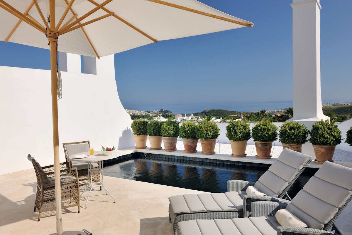 Finca Cortesin Golf & Spa, habitación con jacuzzi privado