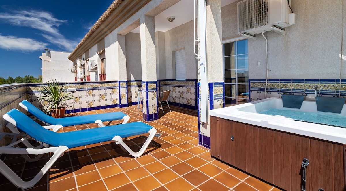 Hotel Avenida Tropical, habitación con jacuzzi privado