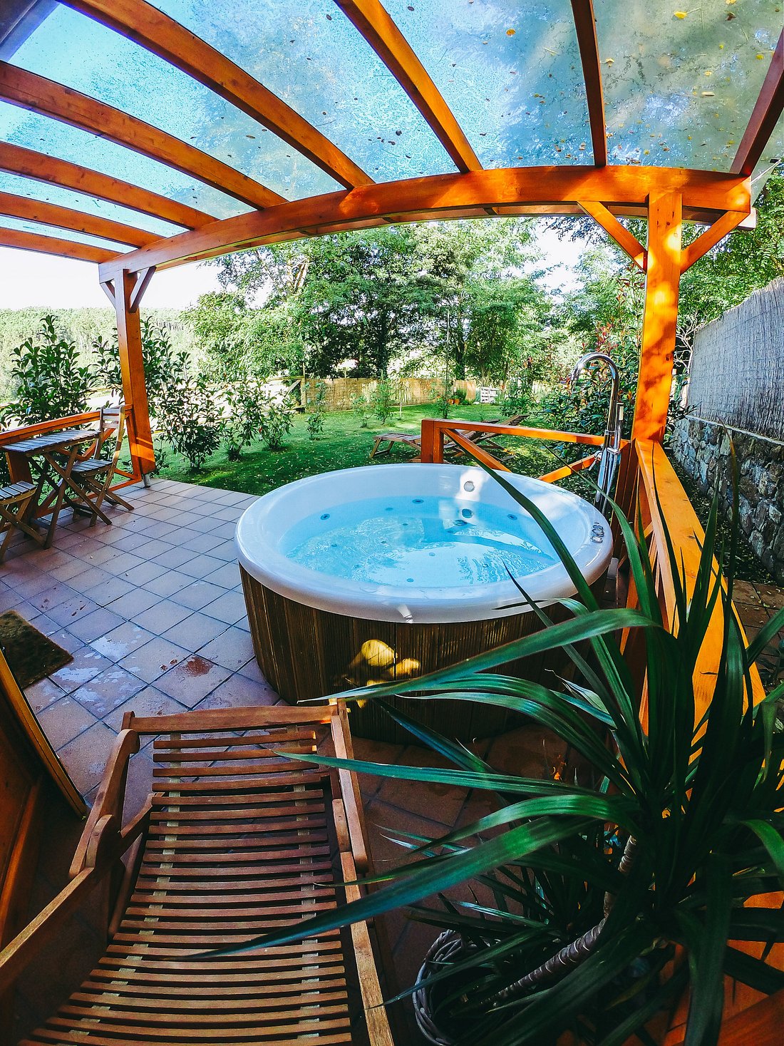 Cabanas da Ría, habitación con jacuzzi privado