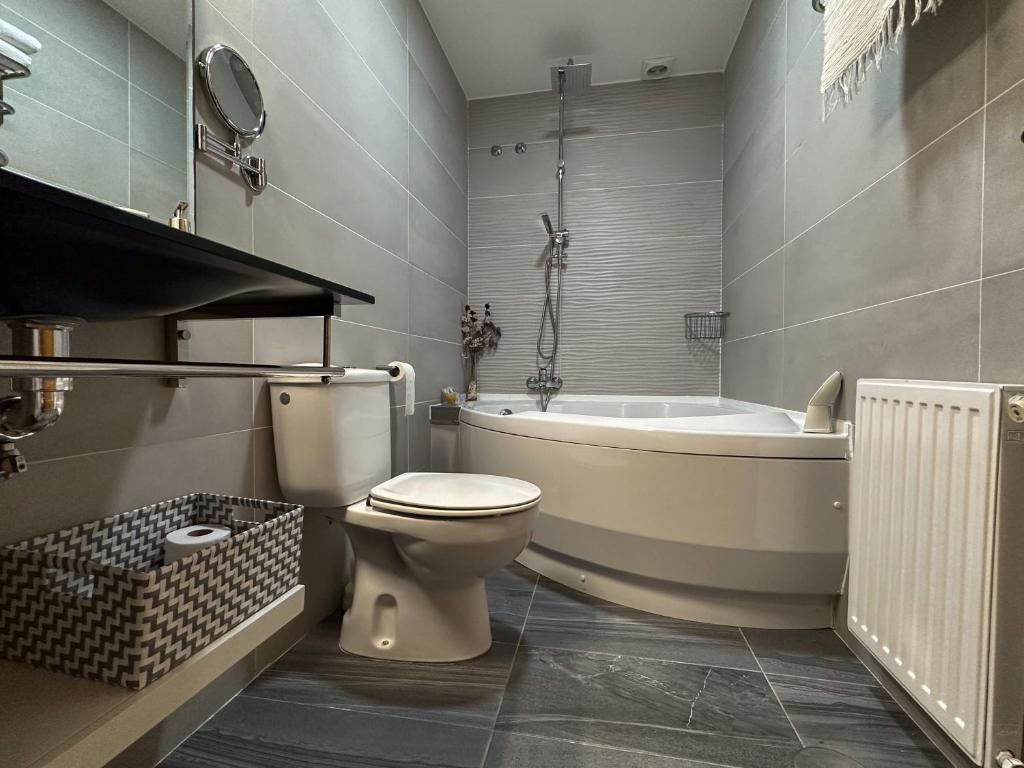 Casa A Chairiña Y A Revolta, habitación con jacuzzi privado