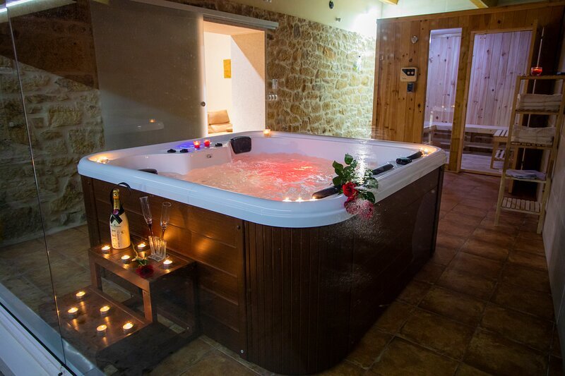 Casa peña dura, habitación con jacuzzi privado